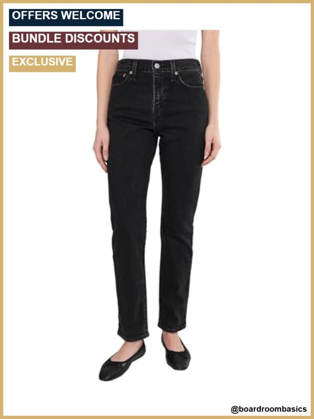 Slim Leg High Rise Stretch Jeans Wedgie Fit Women's Denim